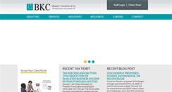 Desktop Screenshot of bkc-cpa.com