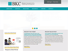Tablet Screenshot of bkc-cpa.com